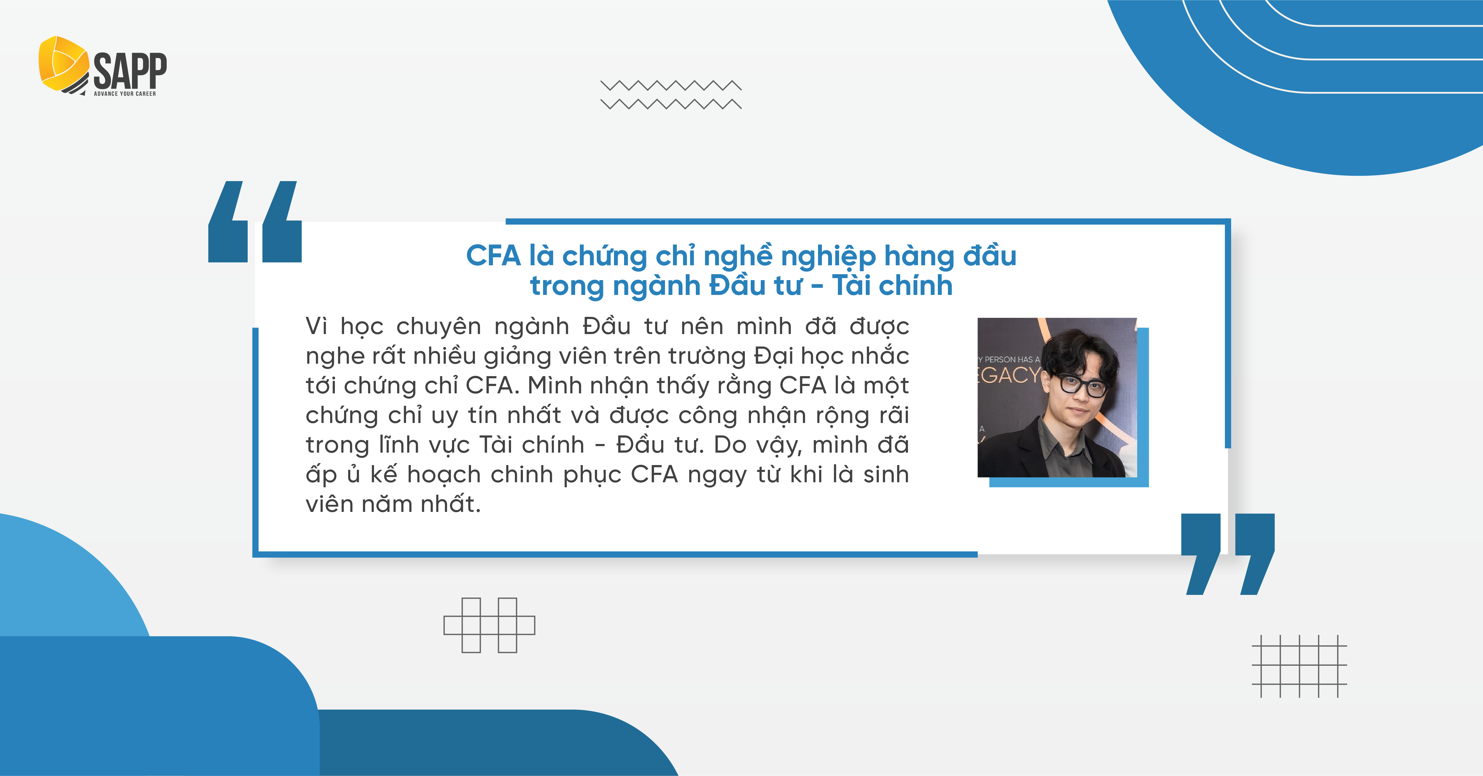 CFA là chứng chỉ nghề nghiệp hàng đầu trong ngành Đầu tư - Tài chính 