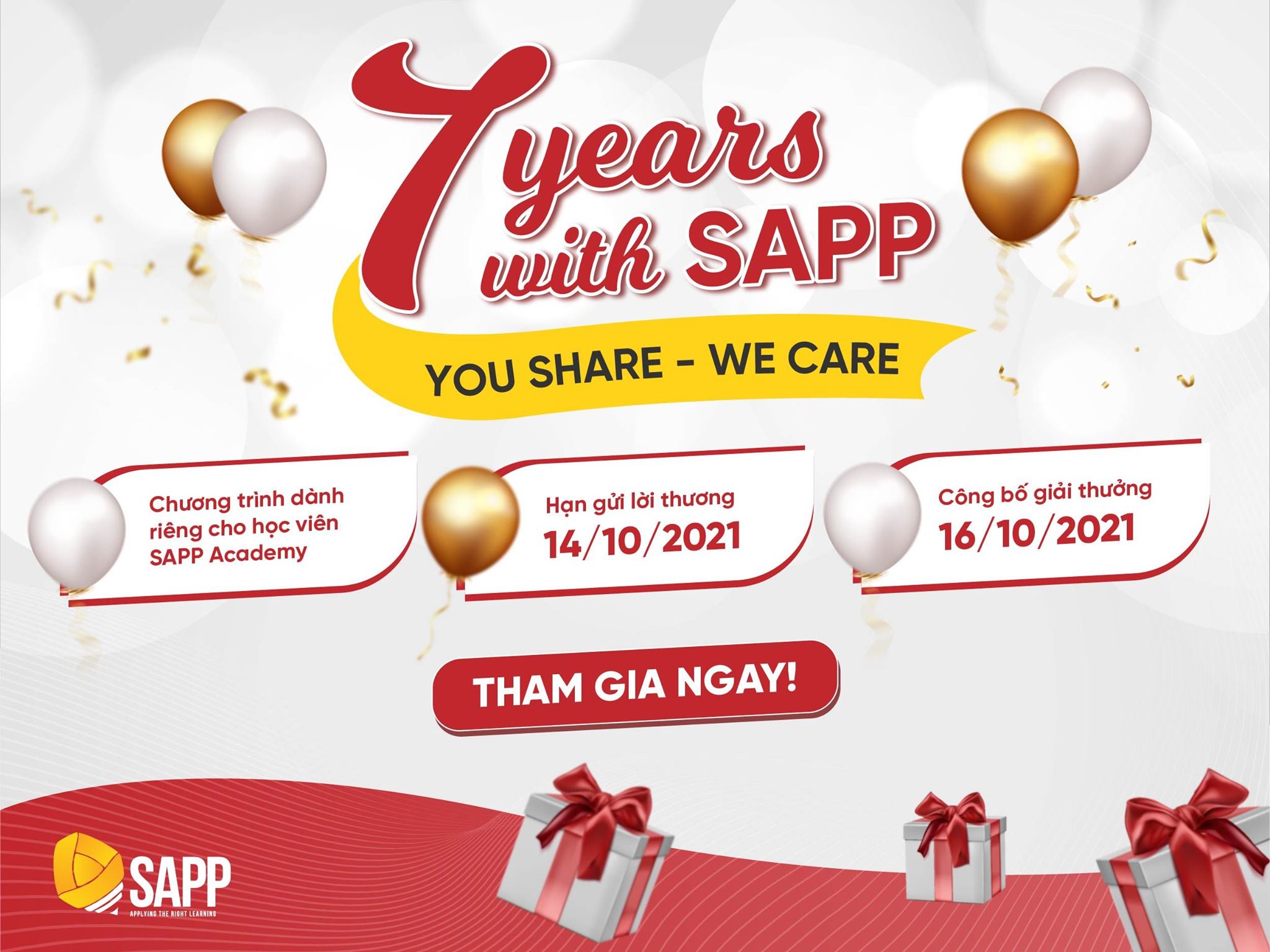 [Tri ân học viên] 7 Years With SAPP: You Share - We Care