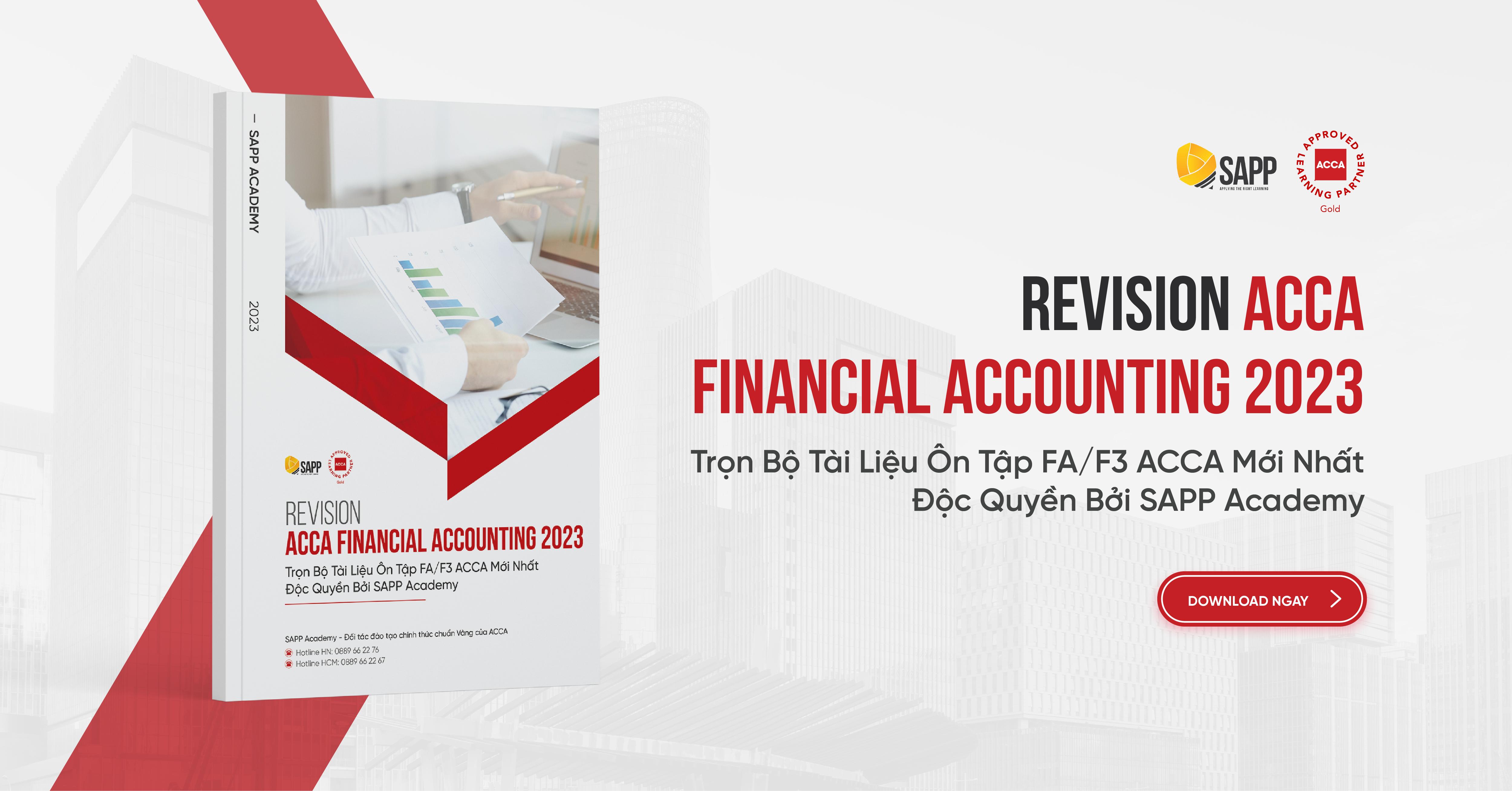 Revision ACCA Financial Accounting 2023