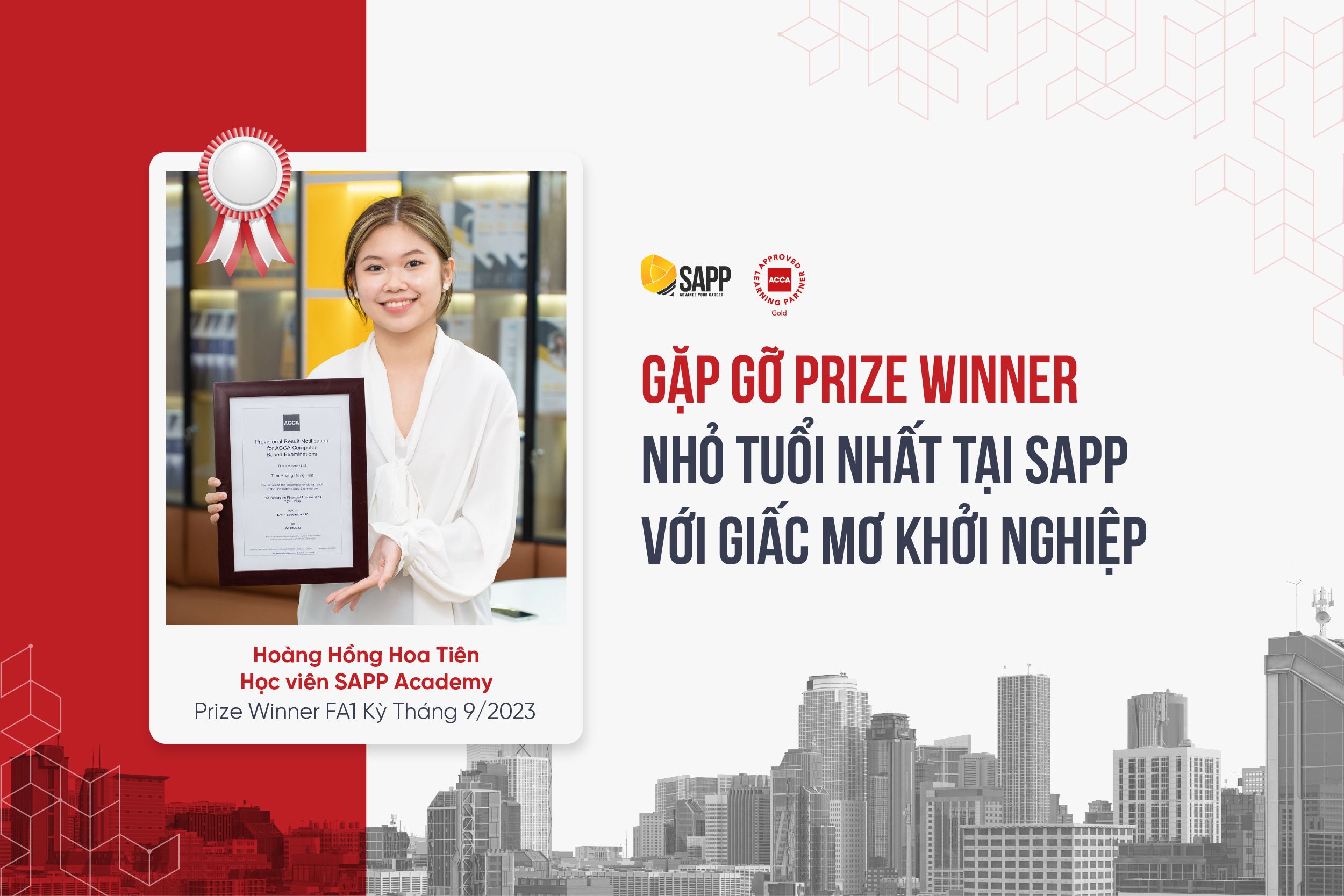Prize Winner Nhỏ Tuổi Nhất Tại SAPP Với Giấc Mơ Khởi Nghiệp