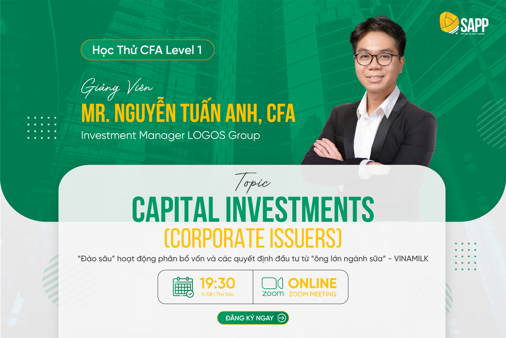 Học thử CFA Level 1 | Topic: Capital Investments 