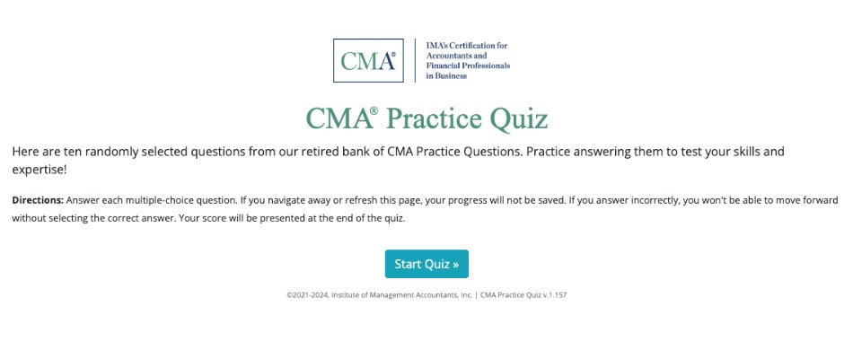 Quiz IMA - nguồn học liệu chính thống từ IMA