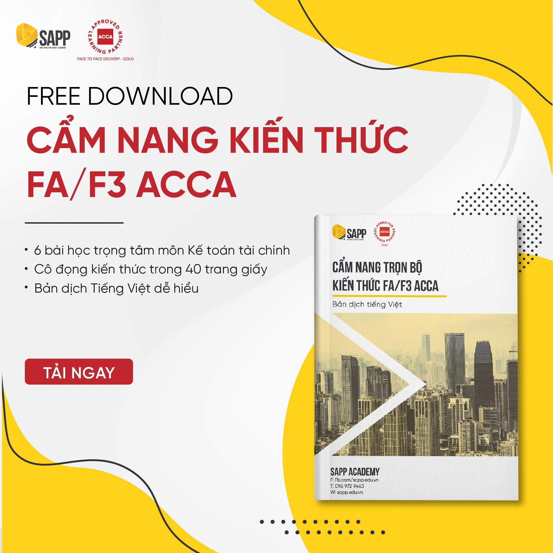 [FREE DOWNLOAD 6 LESSON] Cẩm Nang Trọn Bộ Kiến Thức FA/F3 ACCA – Bản Dịch Tiếng Việt