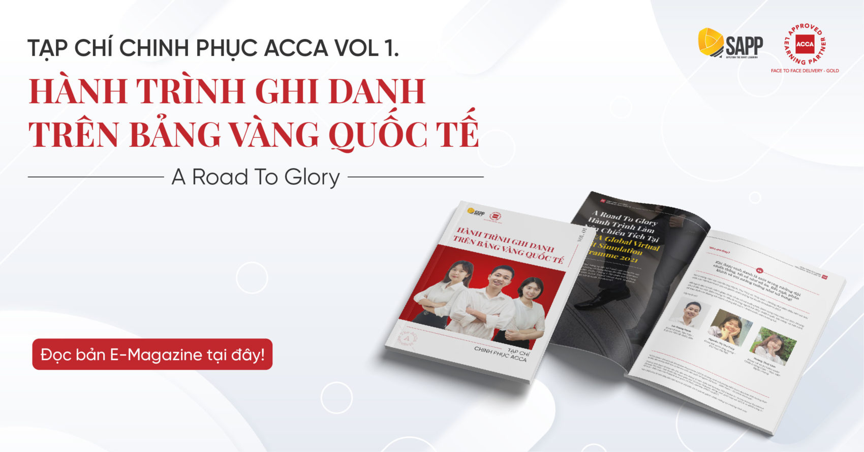 Tạp chí ACCA Volume 1: Hành trình ghi danh trên bảng vàng quốc tế