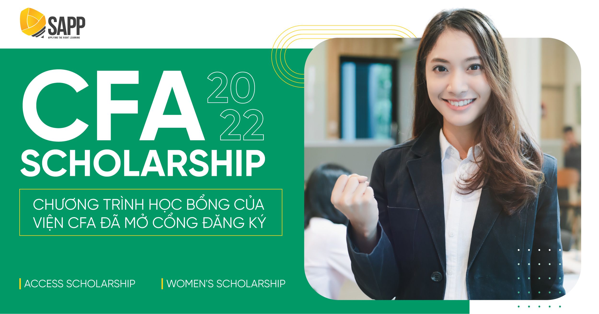 CFA Scholarship 2022: CFA Institute Chính Thức Mở Đơn Đăng Ký Nhận Học Bổng Access Scholarship Và Women’s Scholarship