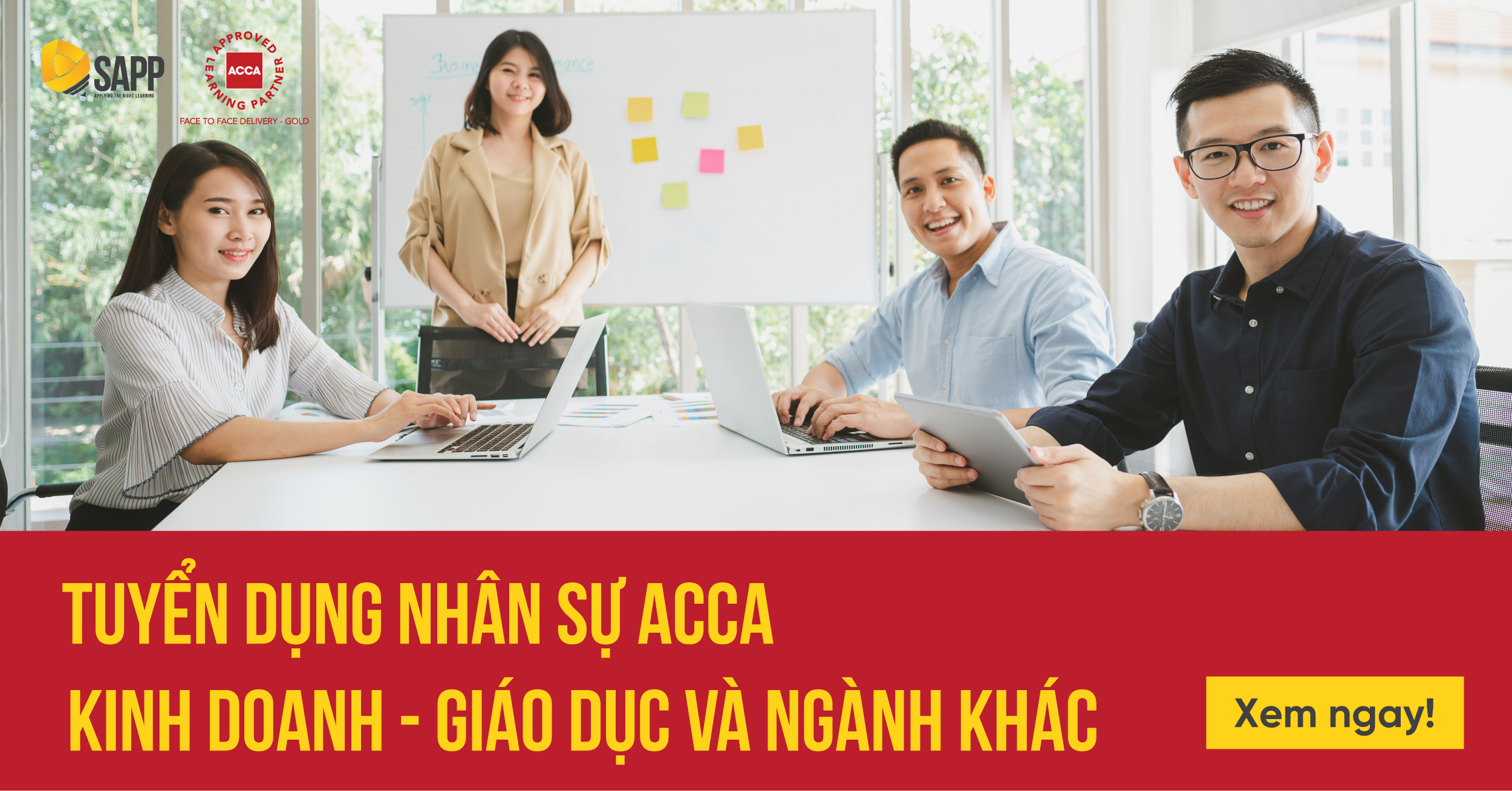 Tuyển dụng Nhân sự ACCA ngành Kinh doanh, Giáo dục và ngành khác (Cập nhật T4/2022)