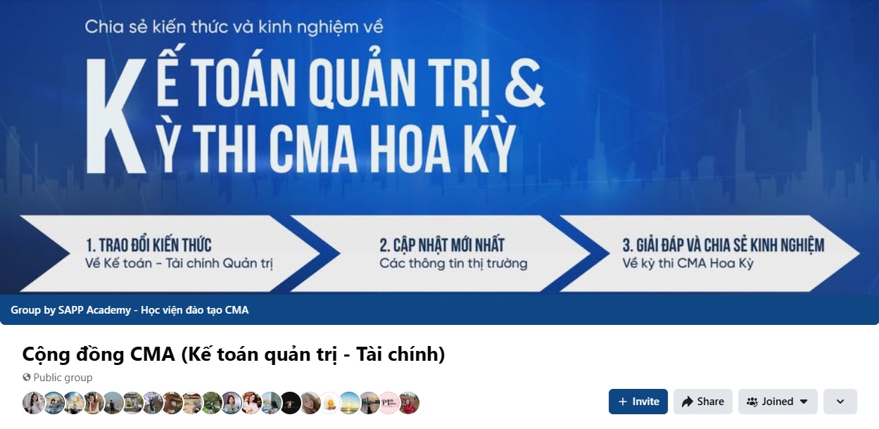 Cộng đồng CMA Kế toán Quản trị Tài chính