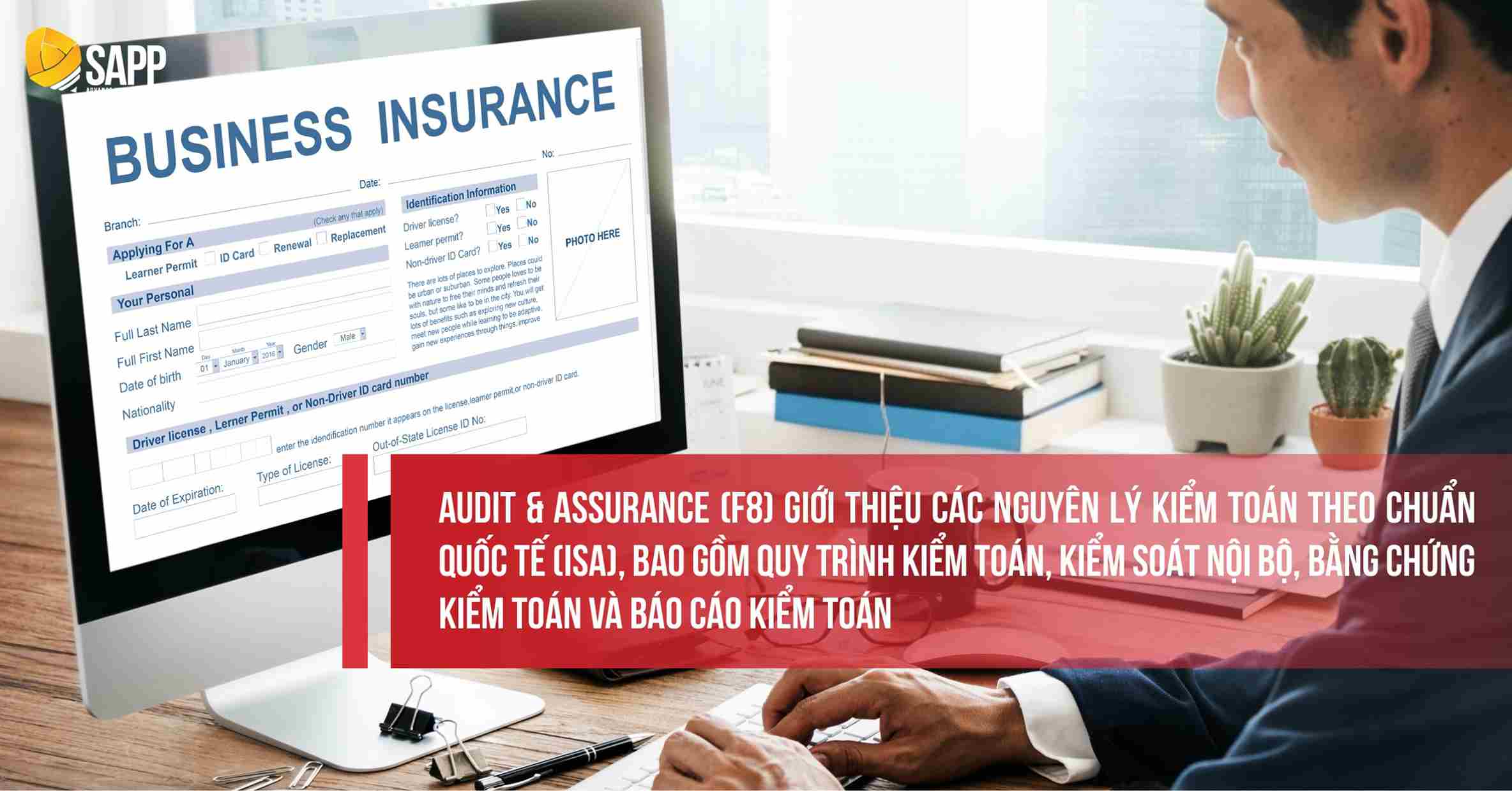 Môn F8 giới thiệu về các nguyên lý kế toán chuẩn Quốc tế
