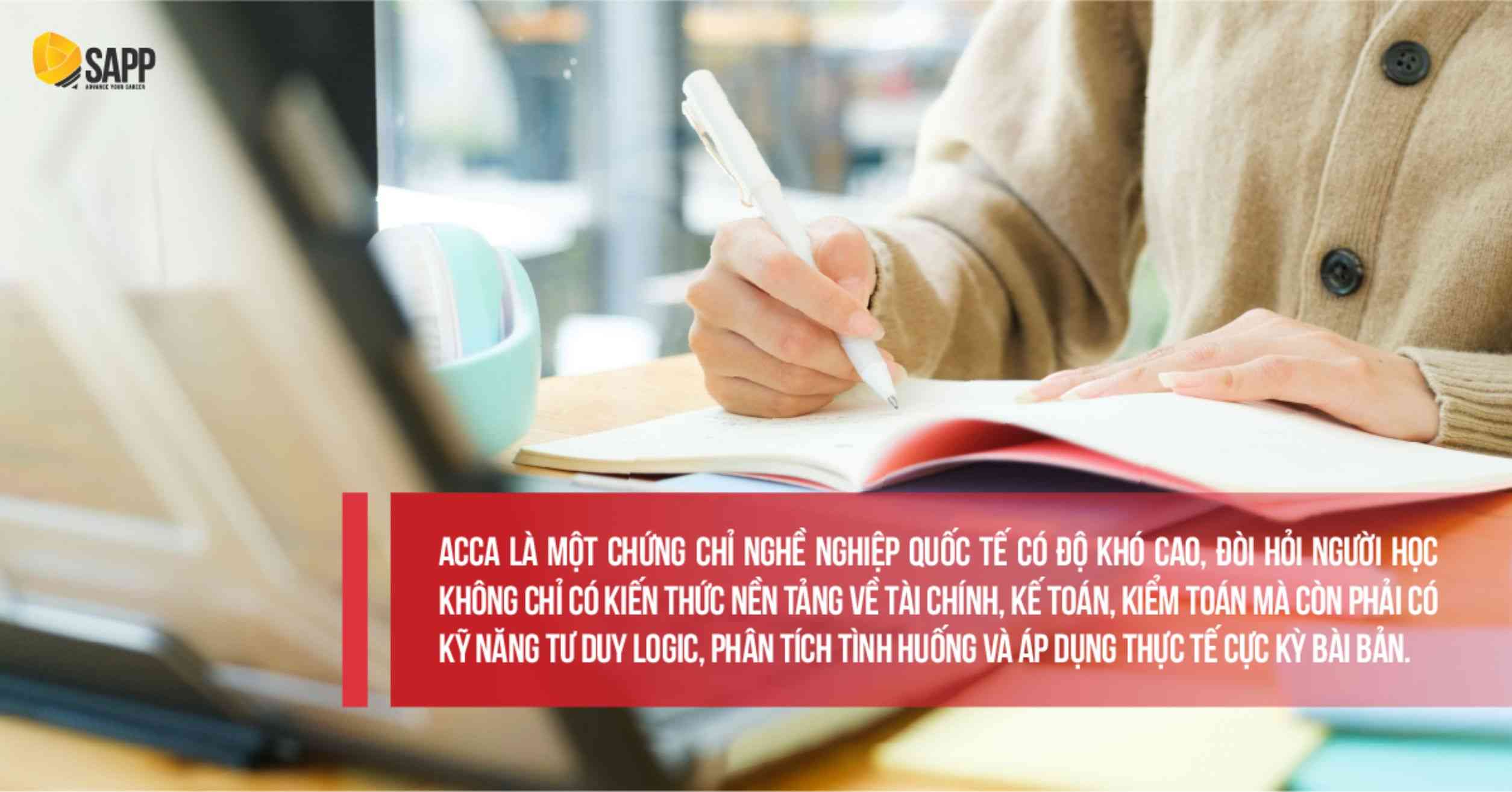 Chứng chỉ ACCA yêu cầu kỹ năng tư duy logic 