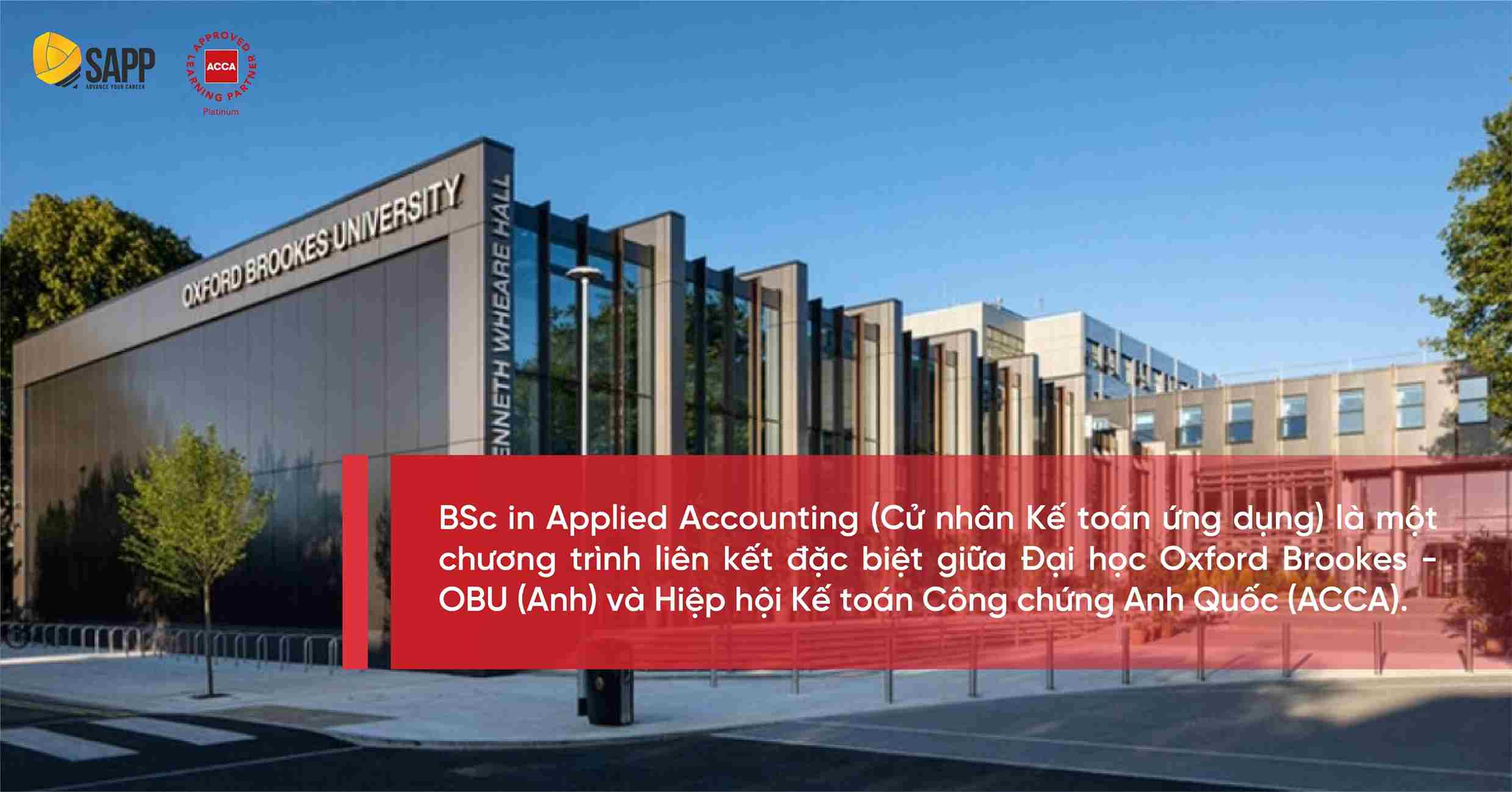 Bằng cử nhân kế toán ứng dụng ACCA OBU 