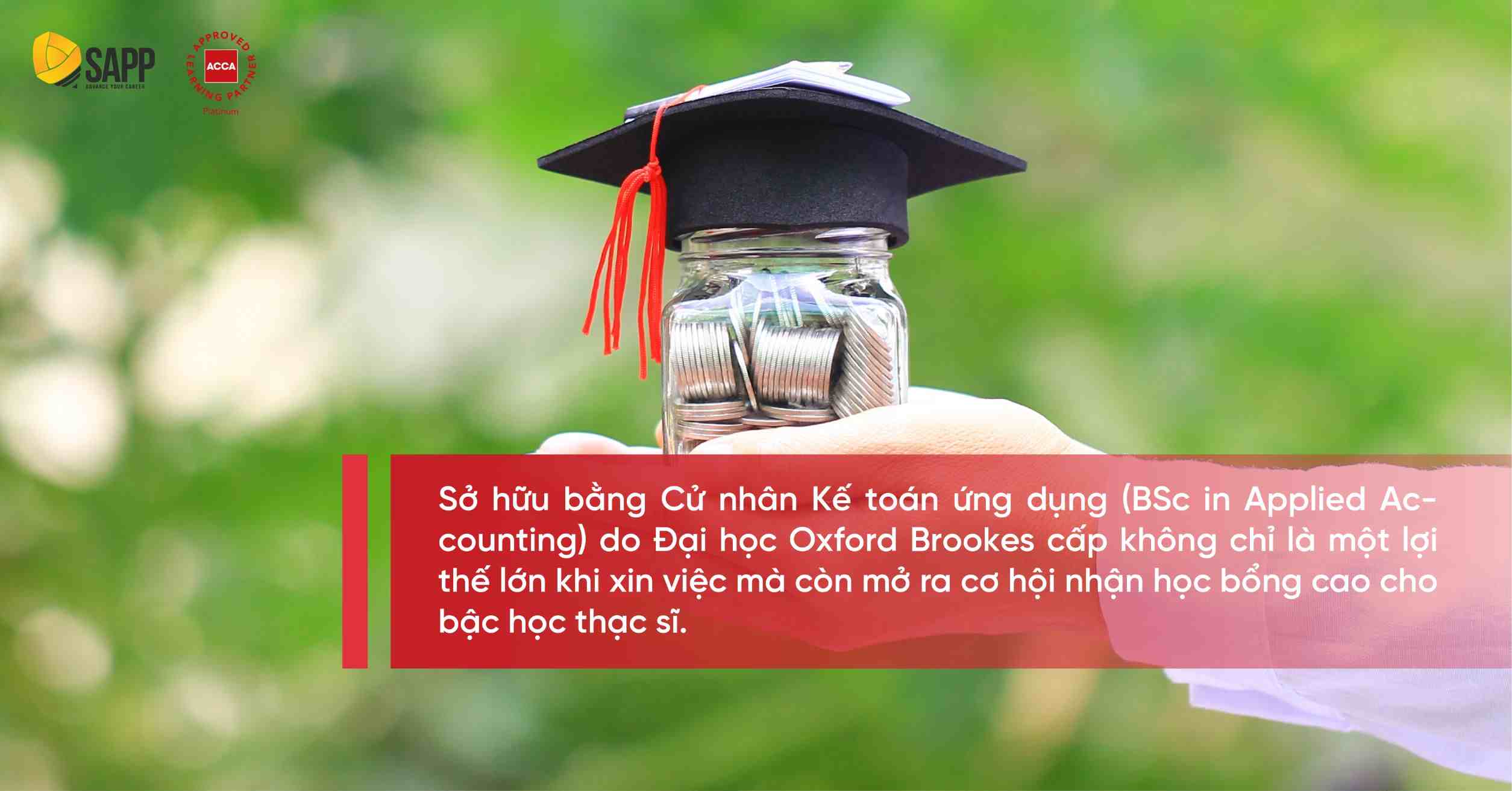 ACCA OBU mở ra cơ hội nhận học bổng Thạc sĩ Quốc tế