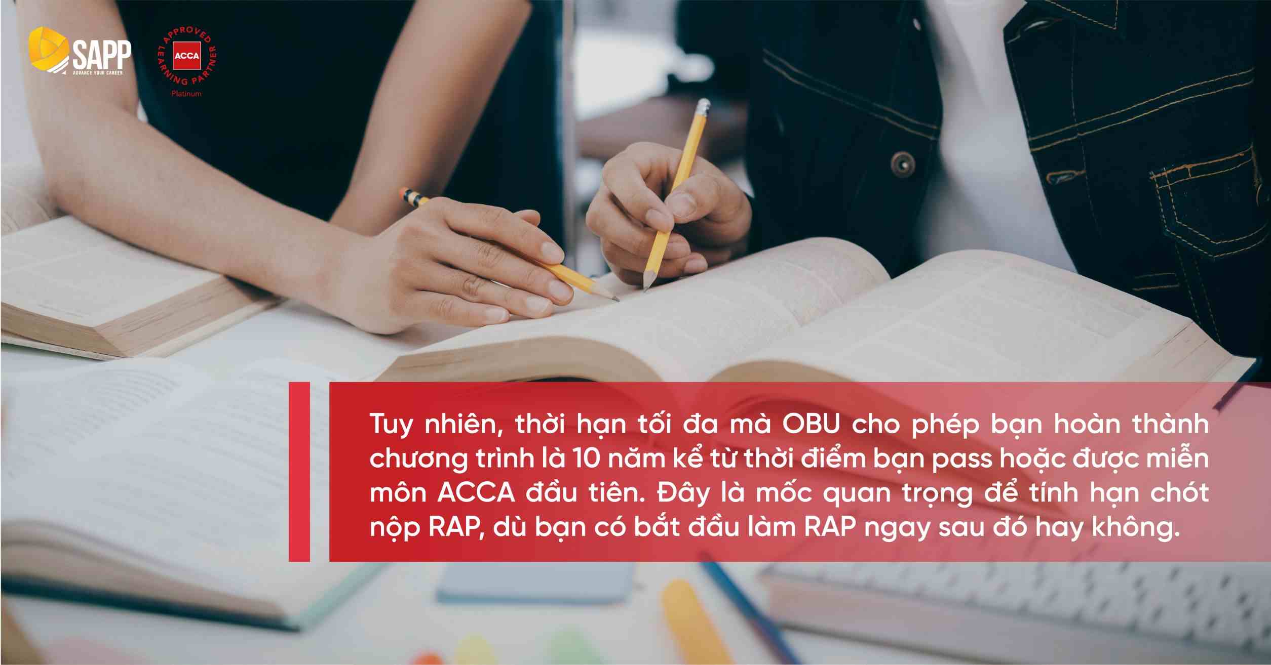 Thời hạn hoàn thành chương trình tối đa là 10 năm 