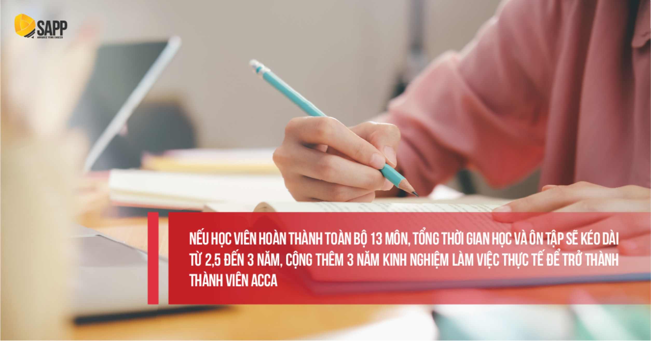 Thời gian hoàn thành chứng chỉ ACCA 