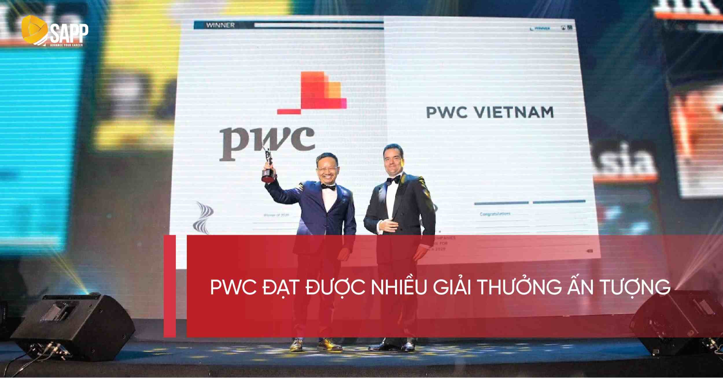 PwC đạt được nhiều giải thưởng ấn tượng 