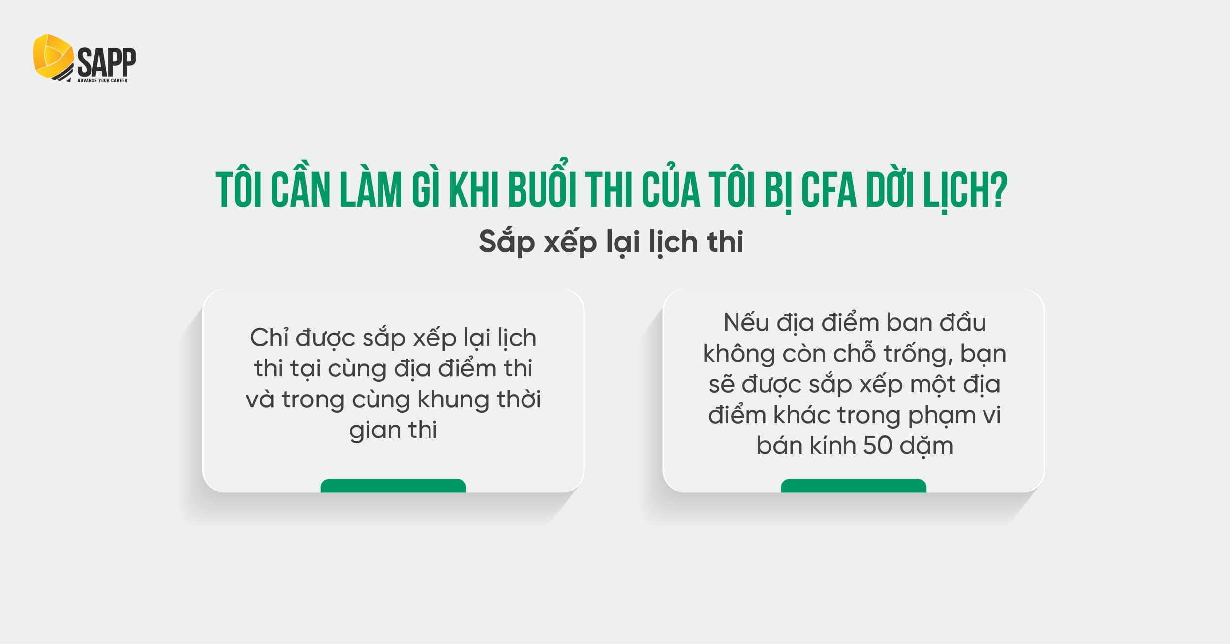 Làm gì khi bị dời lịch thi?