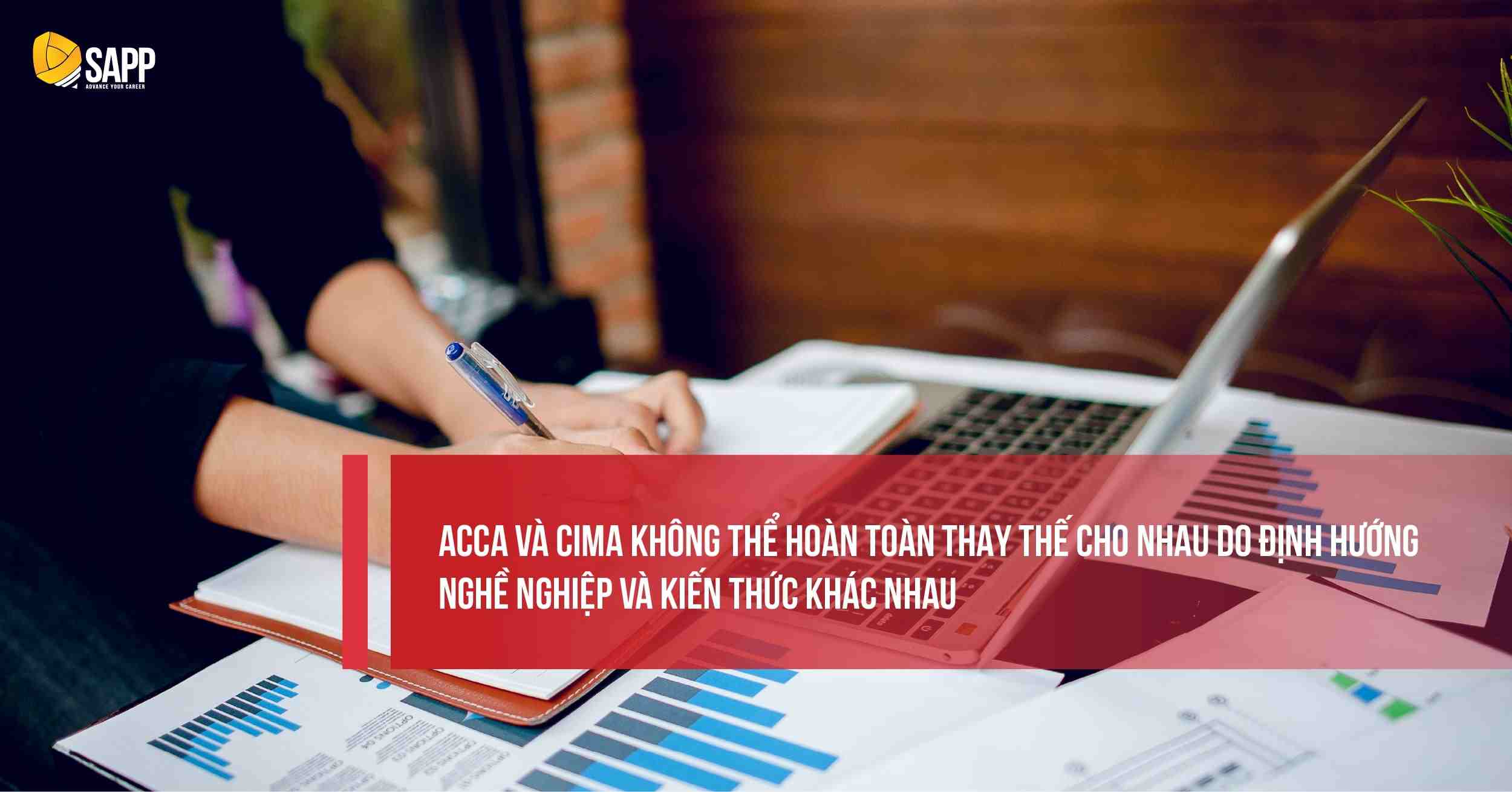 CIMA vs ACCA không thể thay thế nhau