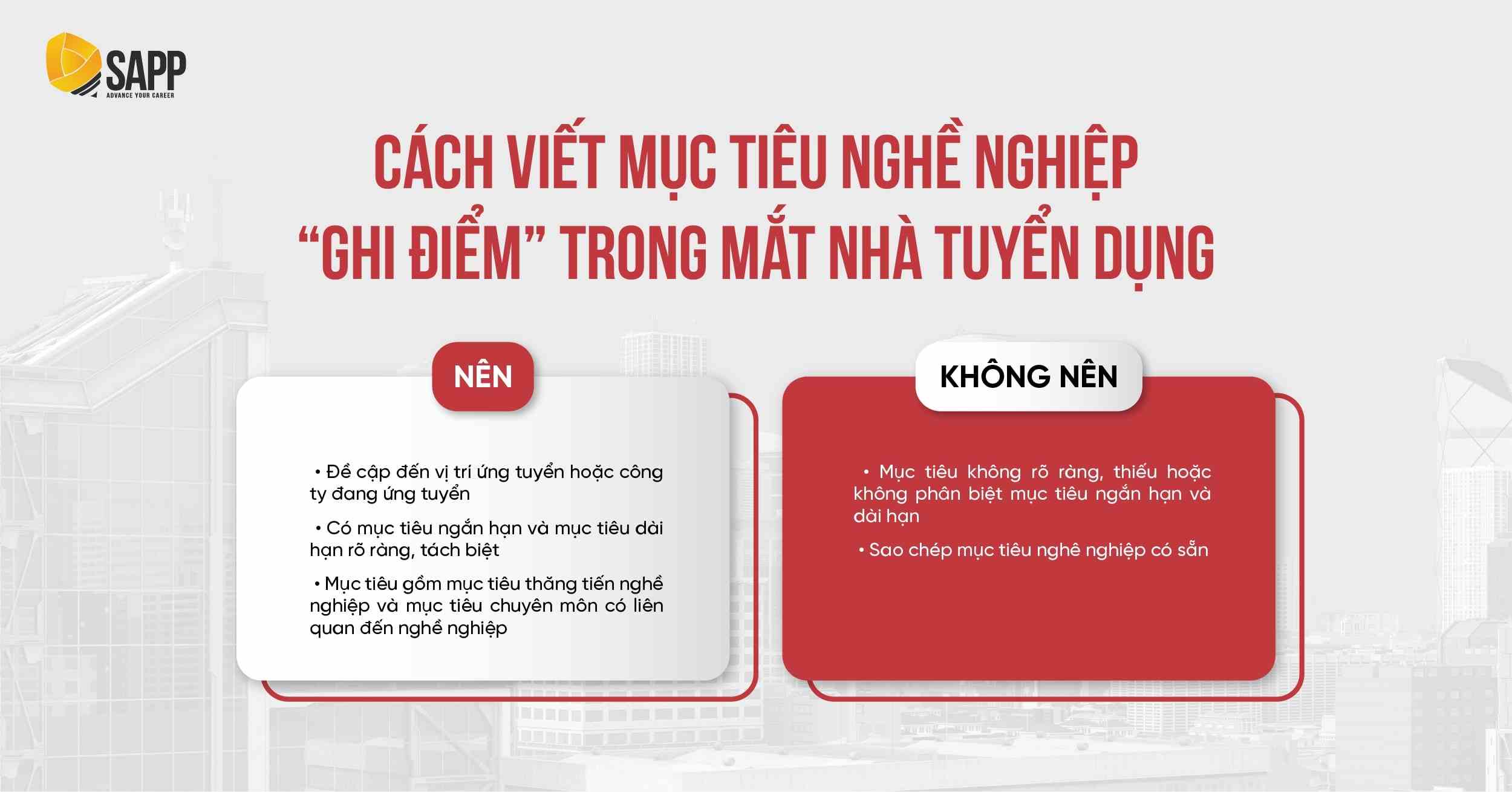 Cách viết mục tiêu nghề nghiệp trong CV Big4 Cách viết mục tiêu nghề nghiệp trong CV Big4