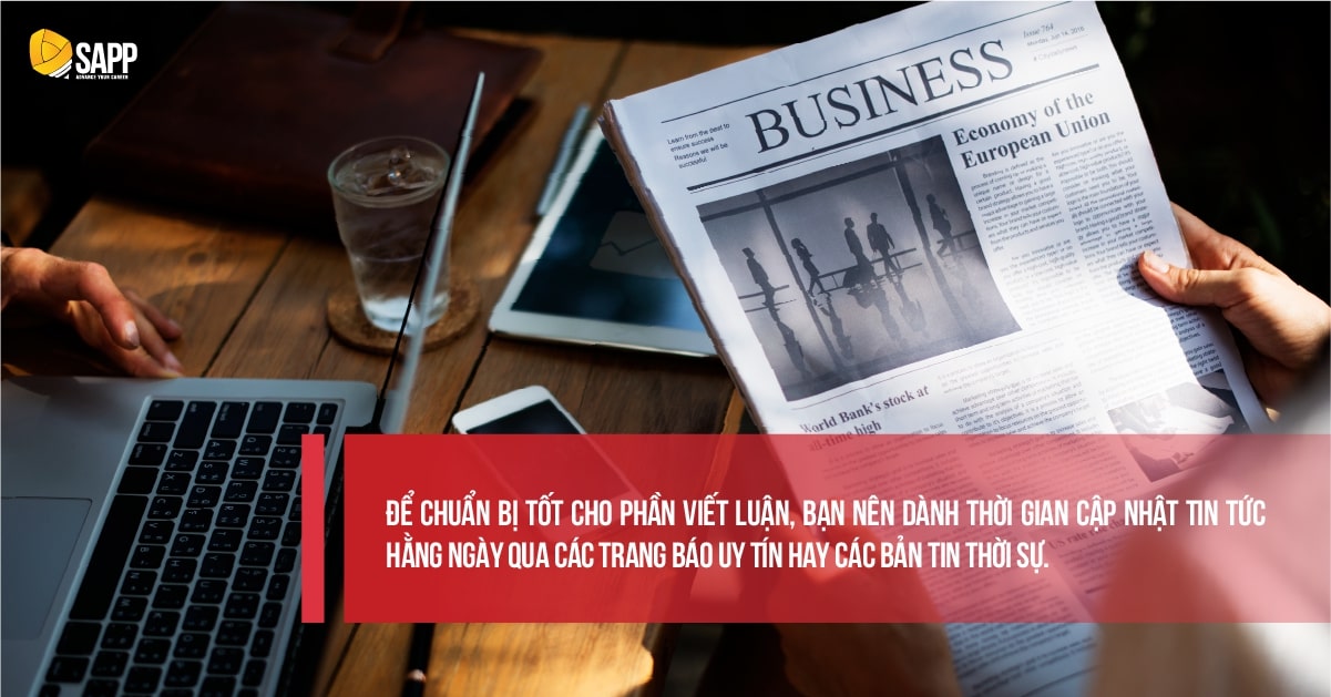 Bạn nên dành thời gian cập nhật tin tức khi luyện thi Big4 