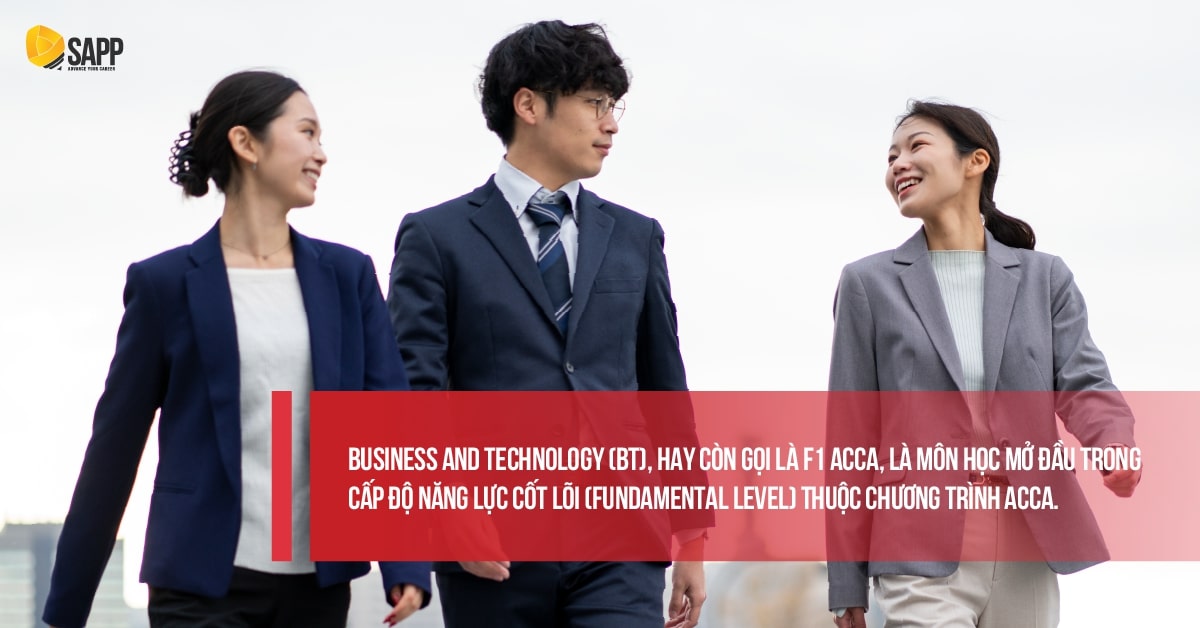 F1 ACCA là môn học mở đầu chương trình ACCA 