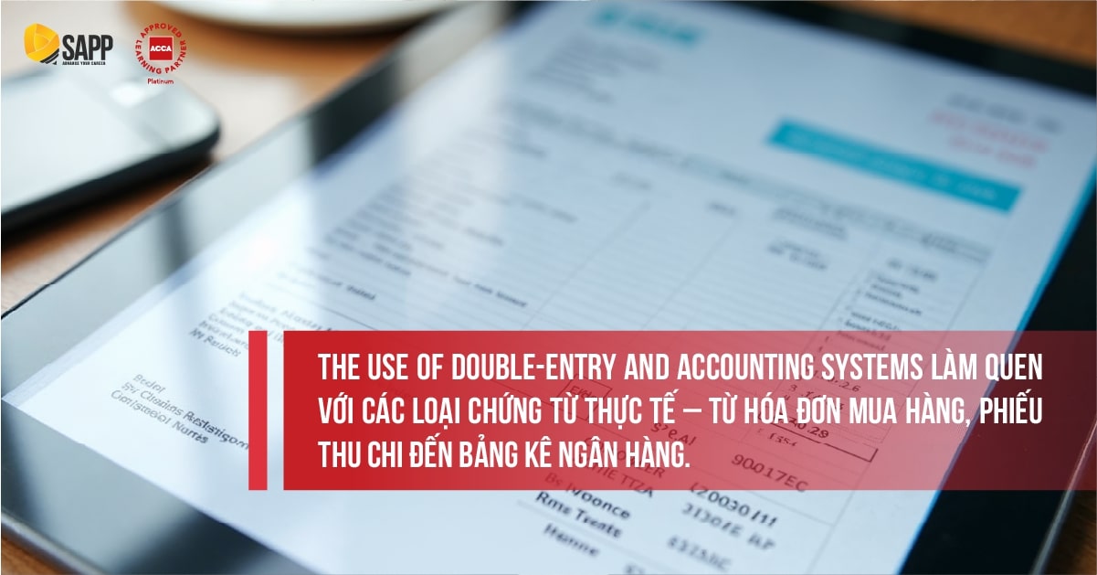 Kiến thức về ghi sổ kép và hệ thống kế toán trong F3 ACCA 