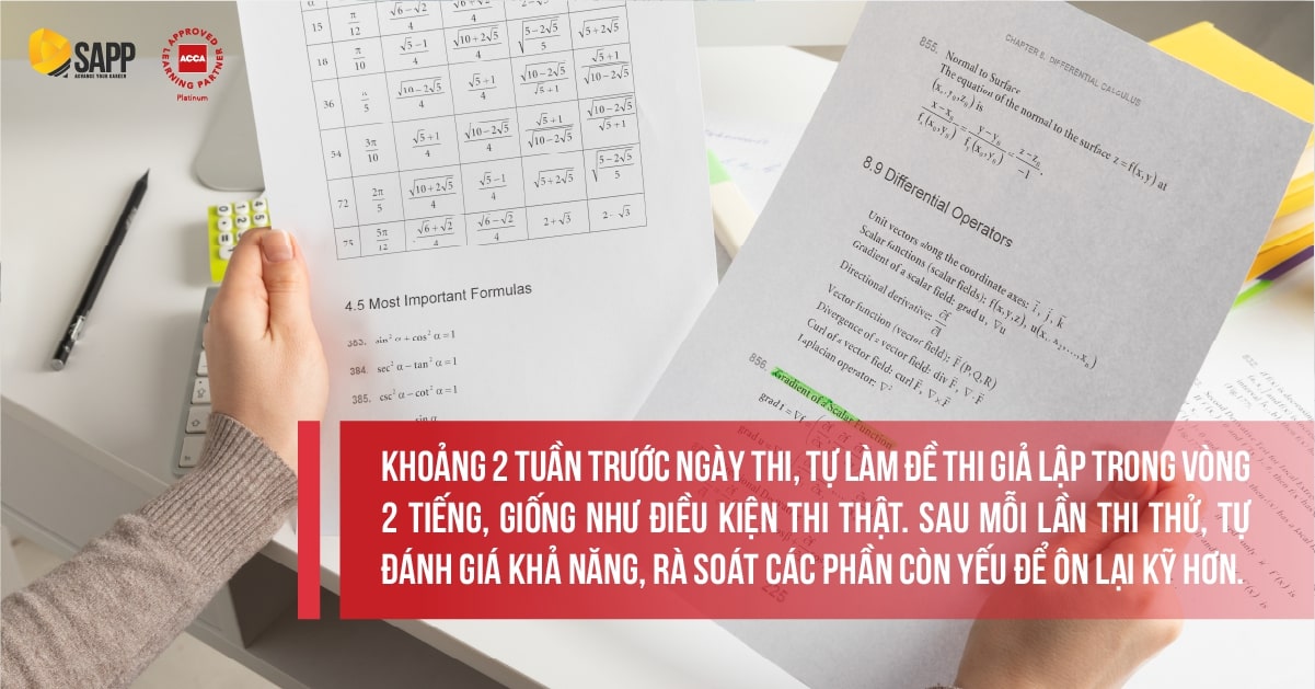 Luyện đề thi thử F3 ACCA để làm quen khi thi thật 