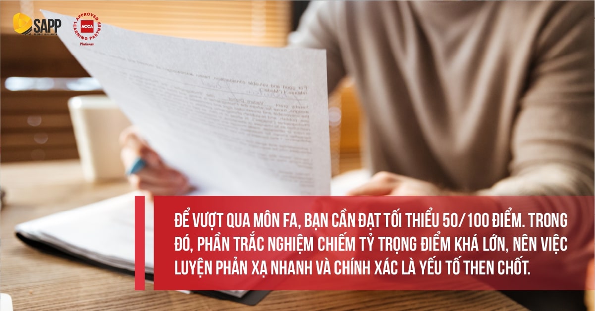 Luyên kỹ năng phản xạ khi làm bài tập trong ACCA F3 
