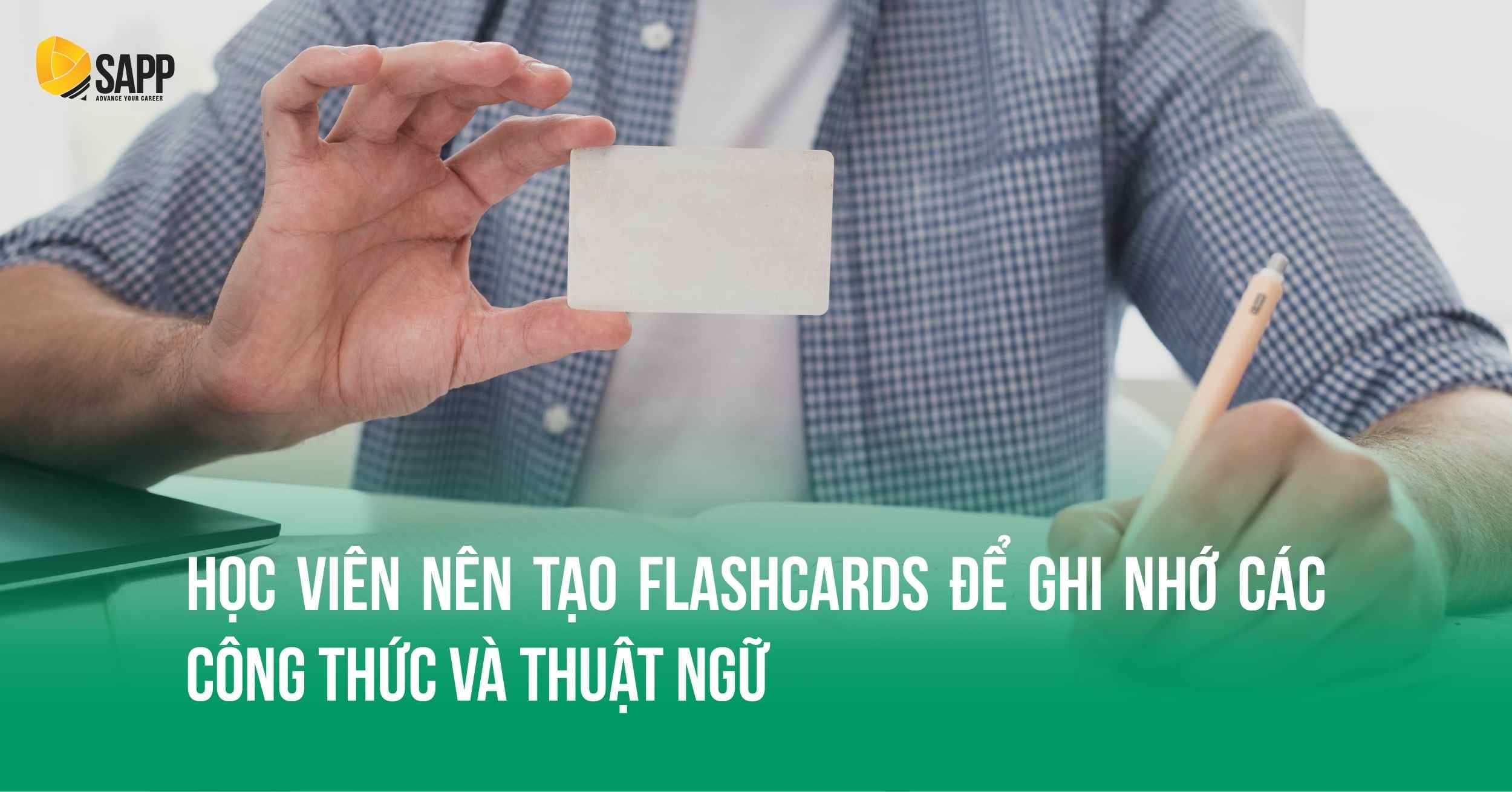 Sử dụng flashcard để ghi nhớ lâu hơn khi học