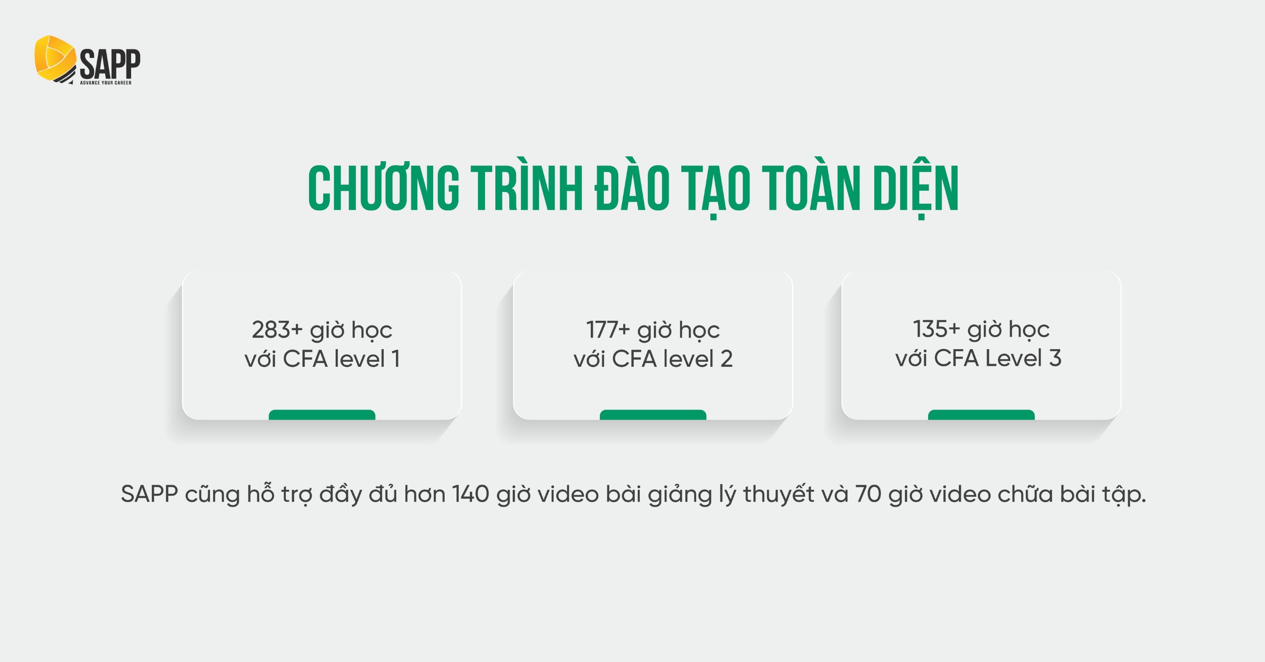 Chương trình đào tạo toàn diện tại SAPP 