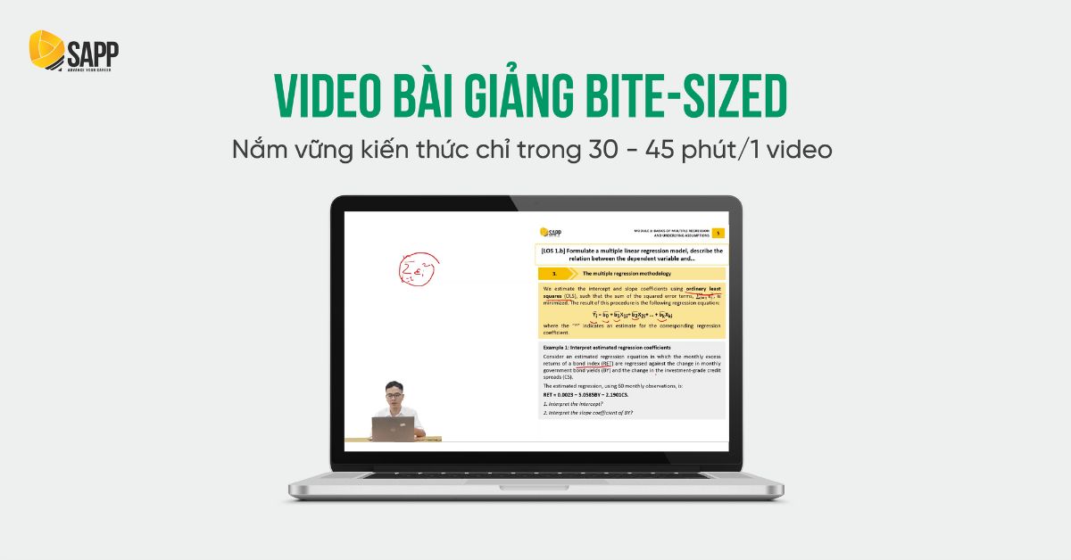 Hệ thống video bài giảng bite-sized tại SAPP 