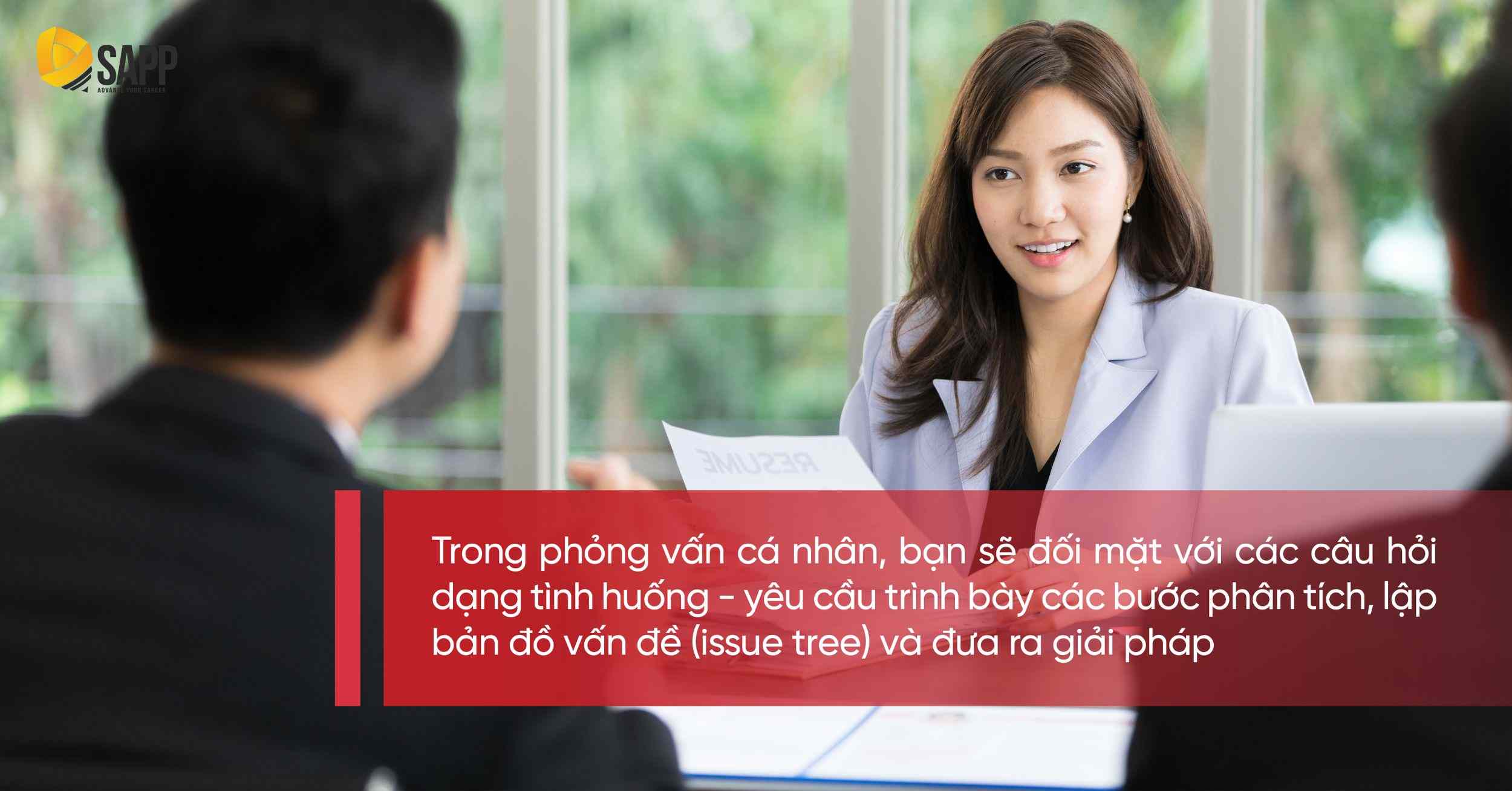 Giải quyết các câu hỏi tình huống khi phỏng vấn cá nhân KPMG Big4