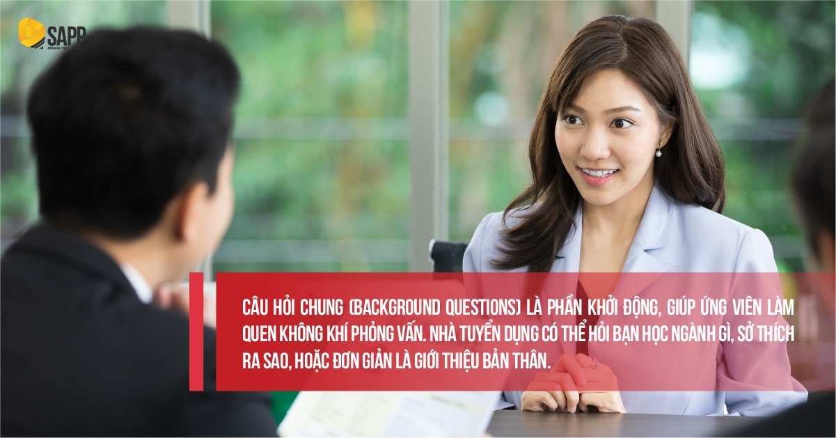 Tập phỏng vấn khi luyện thi Big4 với các câu hỏi Background Question 