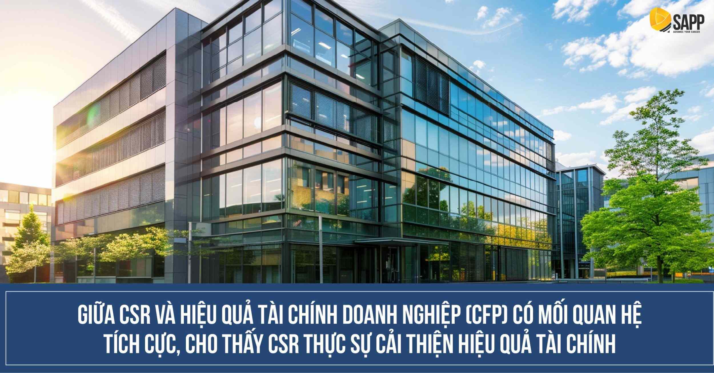 CSR cải thiện hiệu quả quản lý tài chính doanh nghiệp 