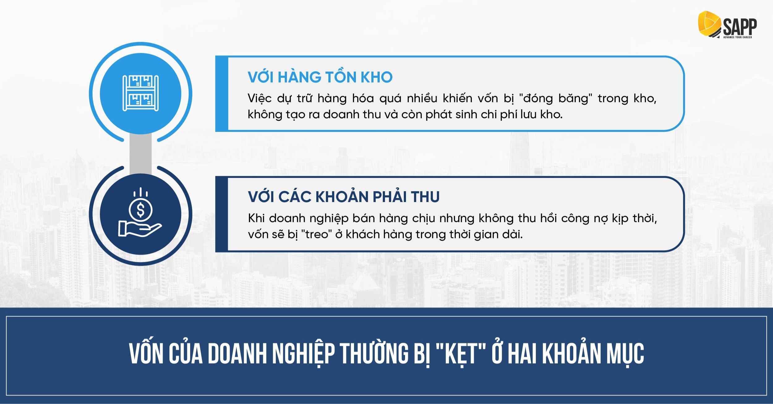 Các điểm kẹt vốn trong quản lý tài chính doanh nghiệp 