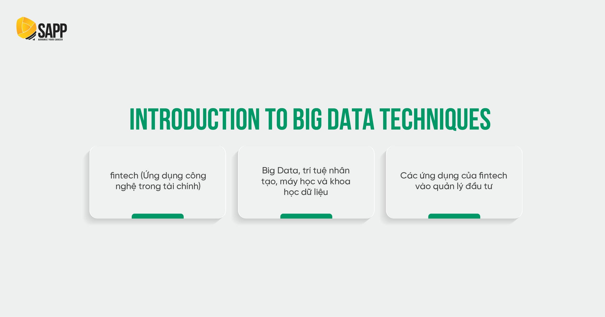 Kiến thức về Big Data trong Quantitative Methods CFA 