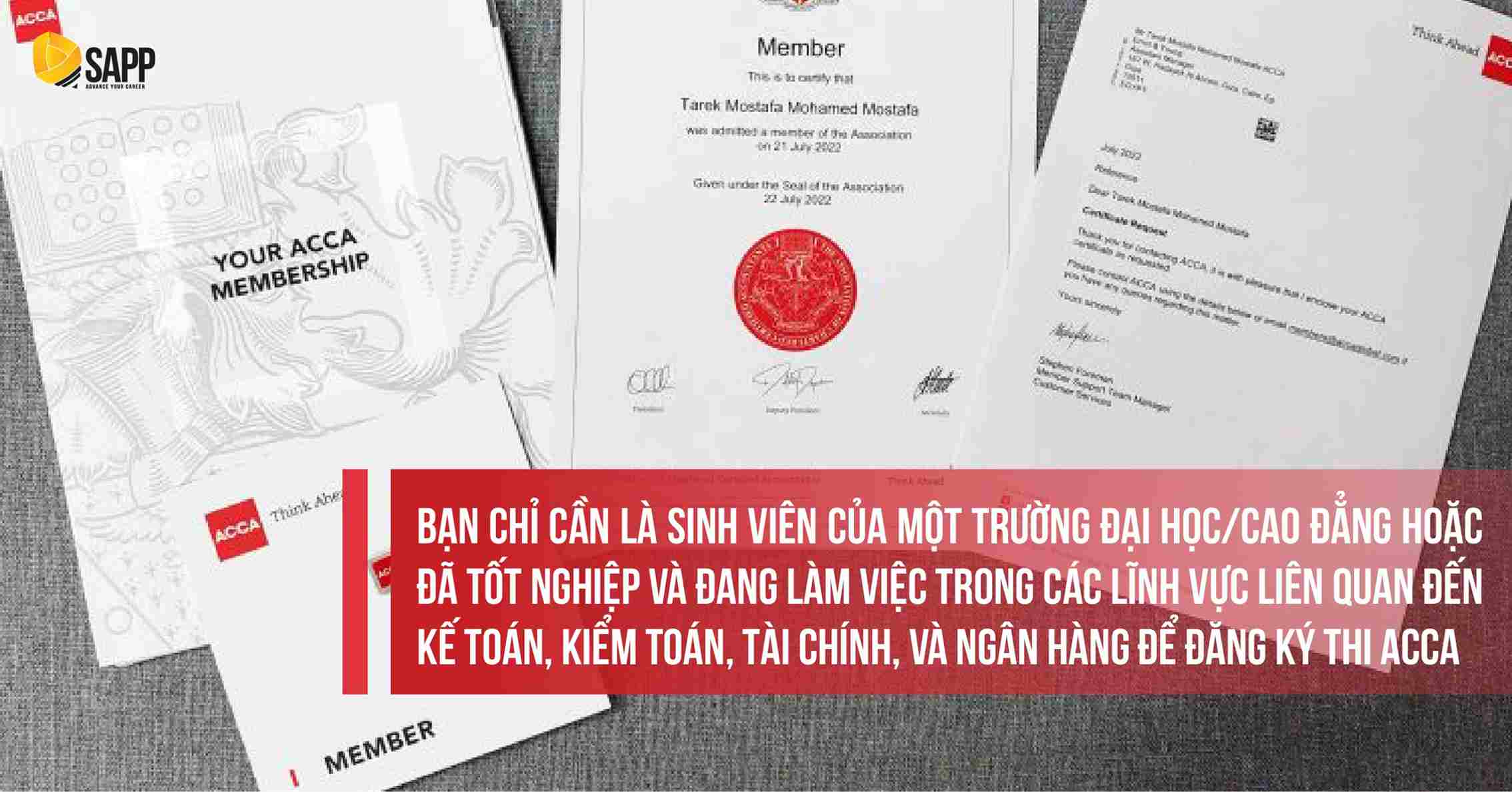 Điều kiện để đăng ký thi ACCA 