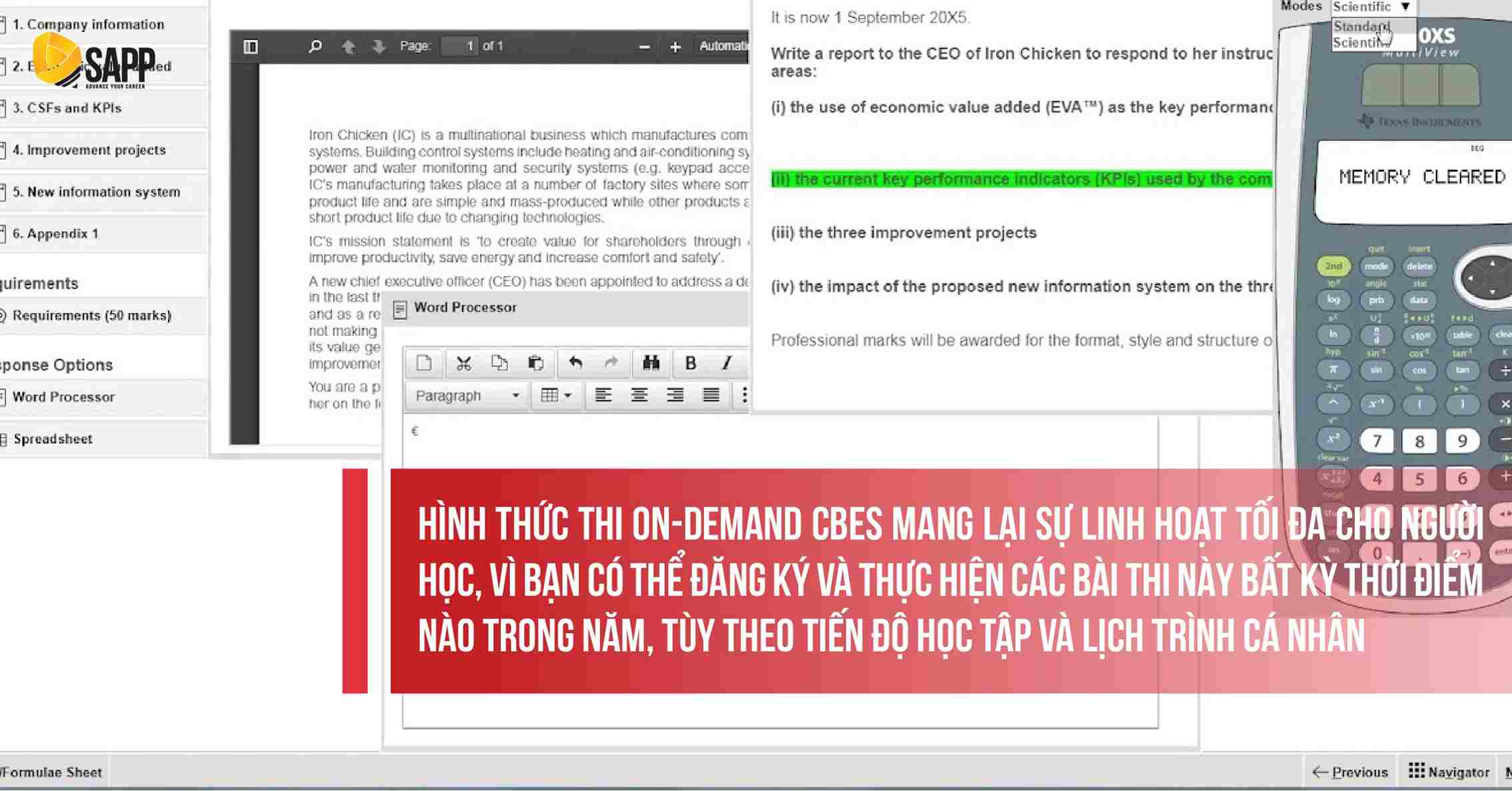 Hình thức thi ACCA CBE on-demand đem lại sự linh hoạt cho người học 