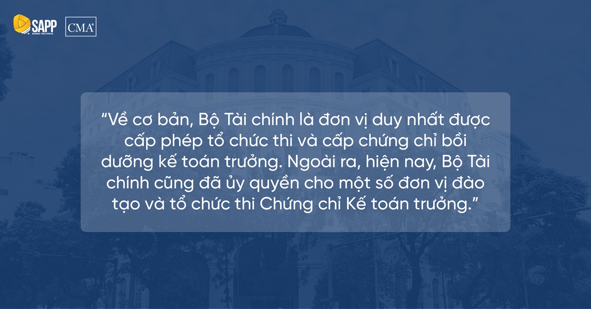 Thi chứng chỉ kế toán trưởng ở đâu