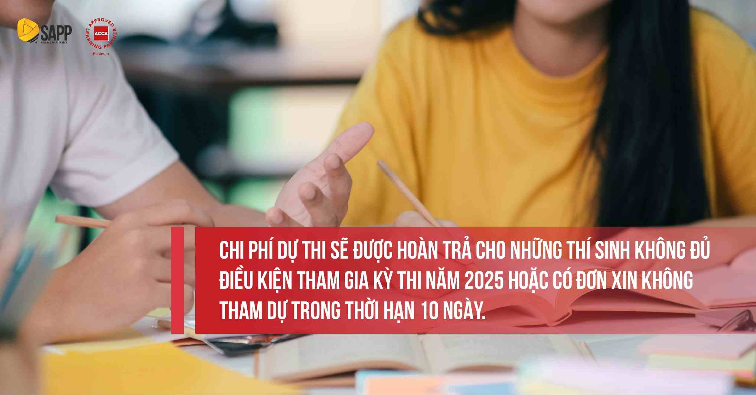 Hoàn trả lệ phí thi CPA 