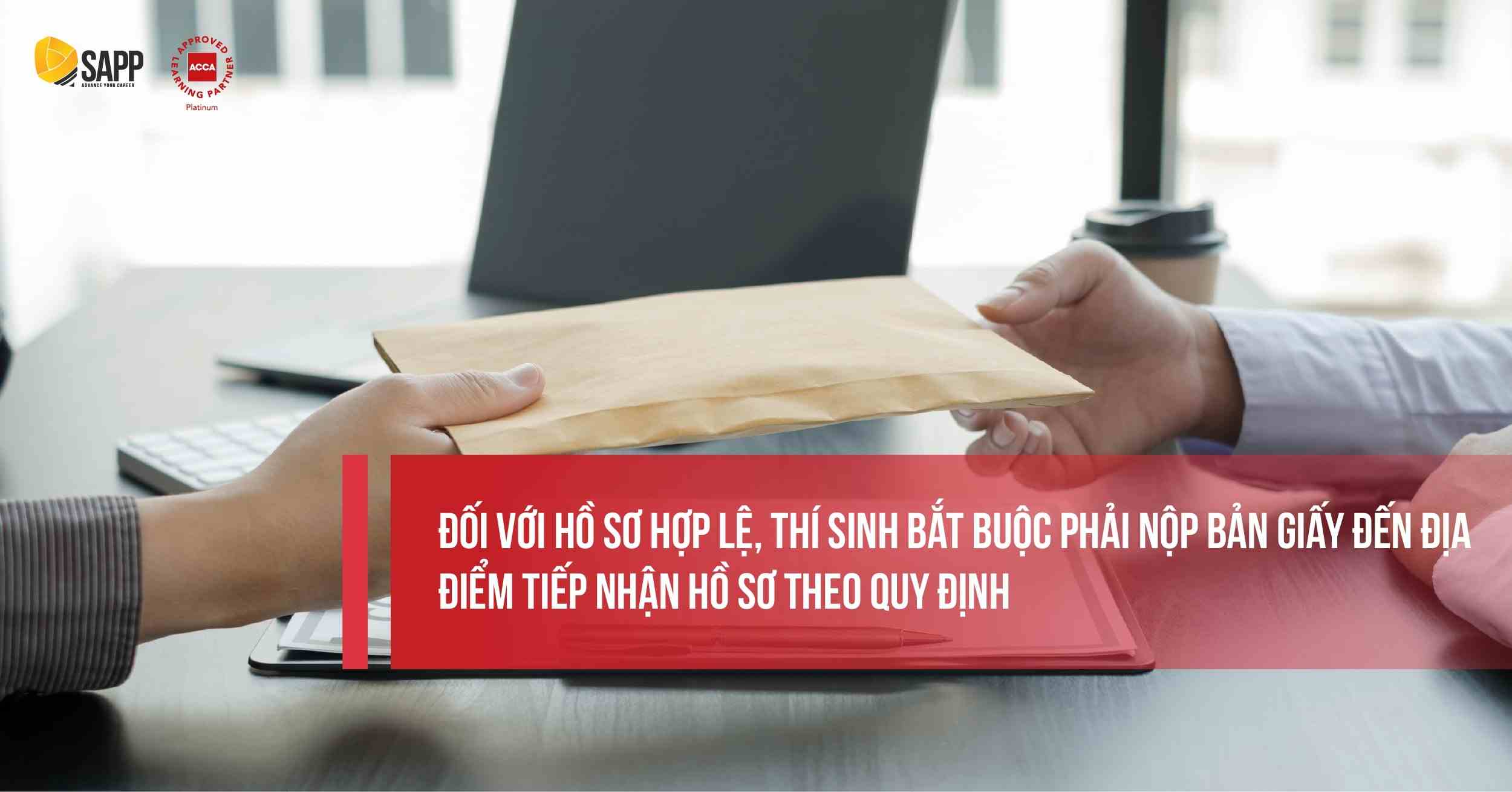 Nộp hồ sơ giấy hợp lệ