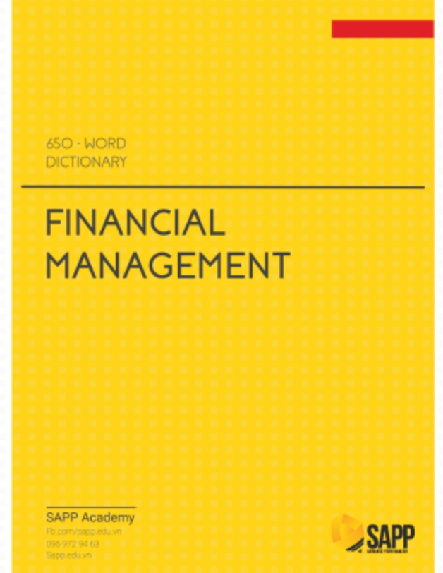 [Từ điển F9 ACCA] 650-word Dictionary Of Finacial Management