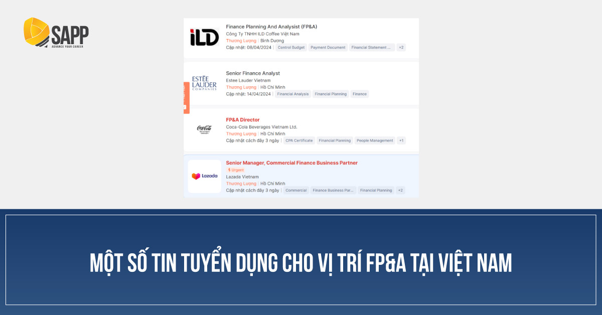 FP&A tin tuyển dụng