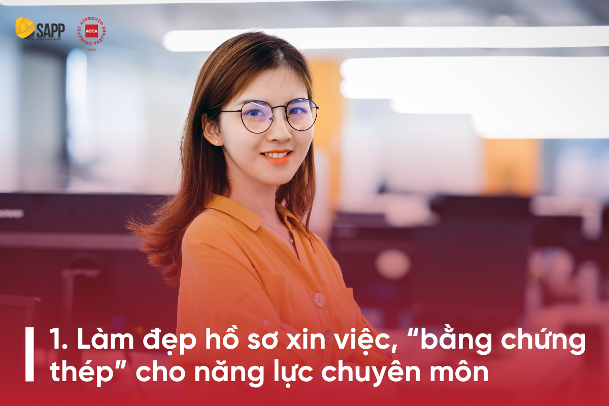 Làm đẹp hồ sơ xin việc bằng chứng thép cho năng lực chuyên môn