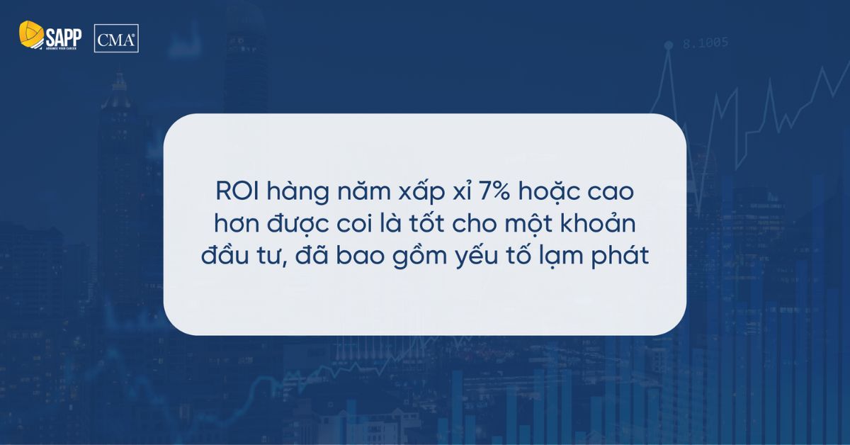 ROI bao nhiêu là tốt