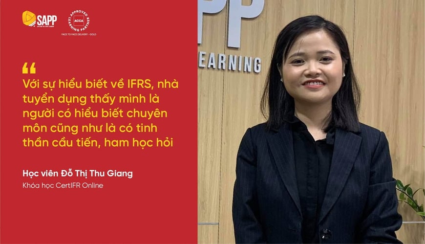 Thành công thăng tiến lên vị trí Senior Account Manager khi sở hữu chứng chỉ CertIFR về IFRS