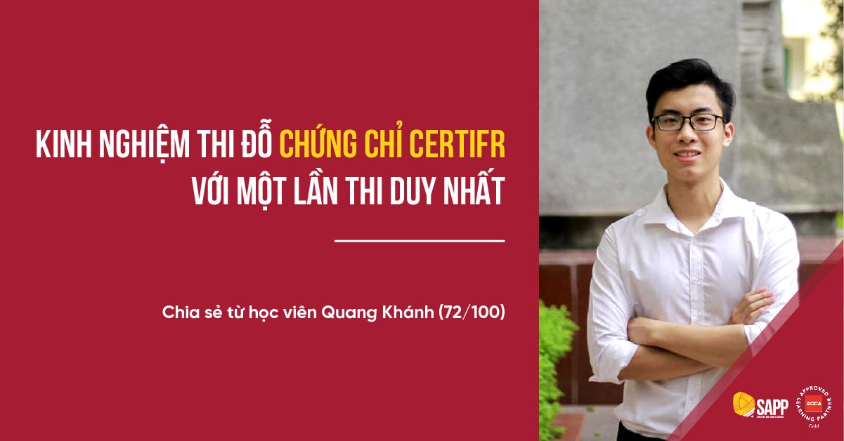 Kinh nghiệm thi đỗ chứng chỉ CertIFR với một lần thi duy nhất_1200x628