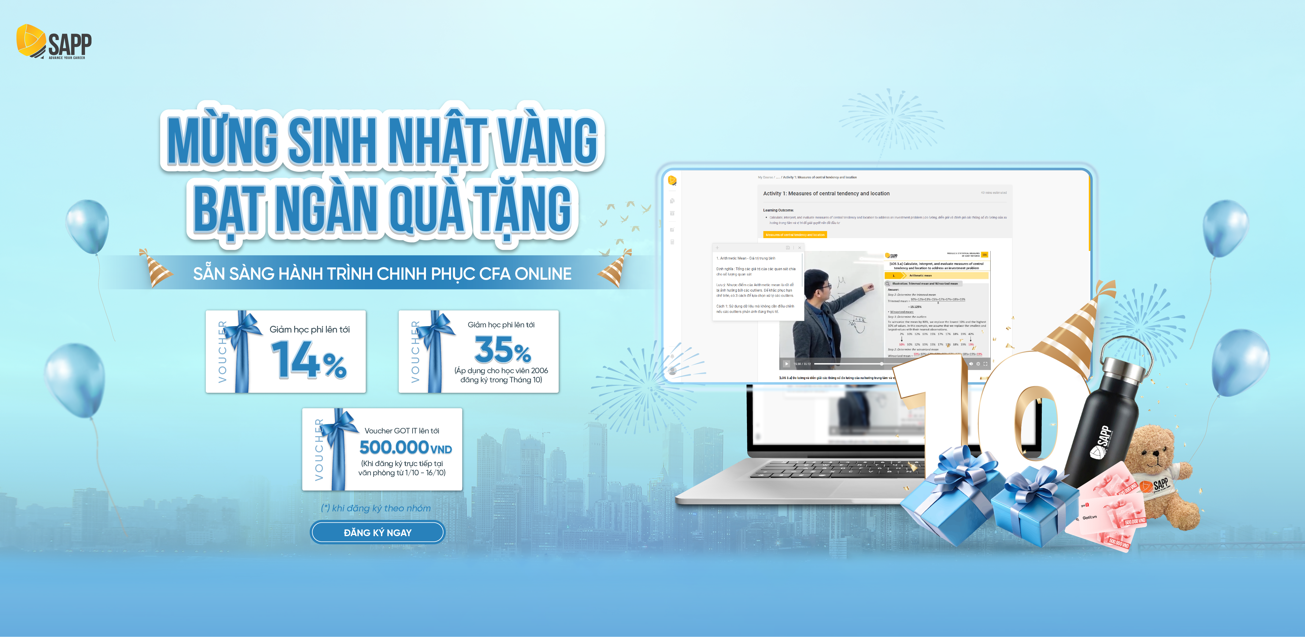 khóa học CFA Online