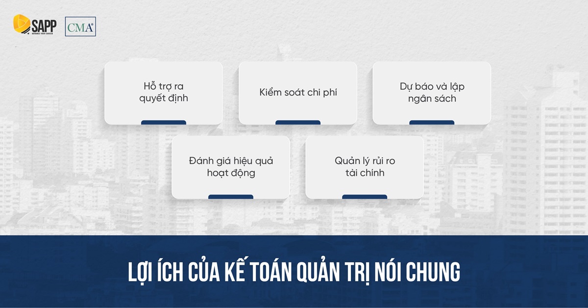 Lợi ích của Kế toán Quản trị