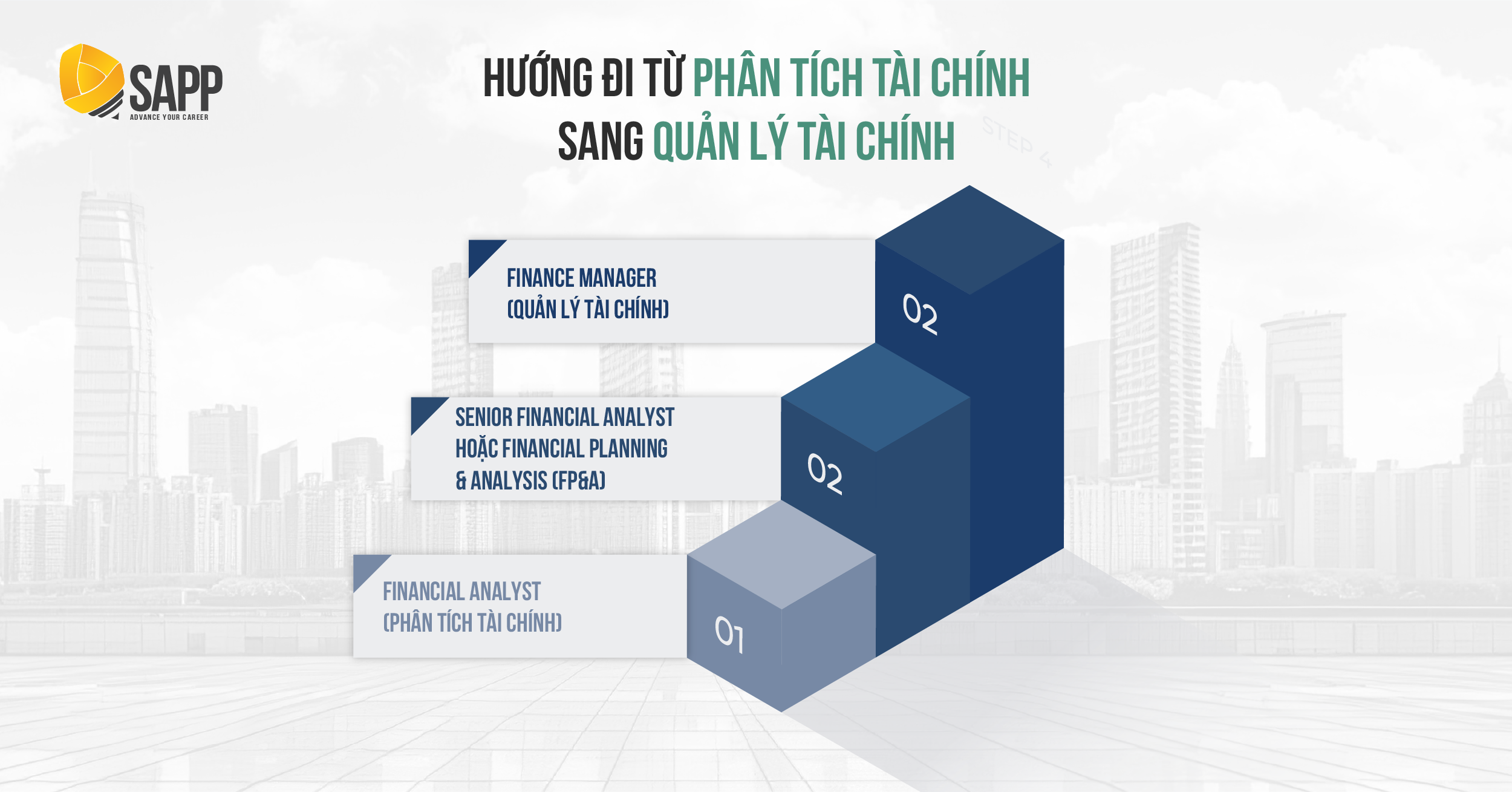 Lộ trình nghề nghiệp từ Phân tích Tài chính lên Quản lý Tài chính