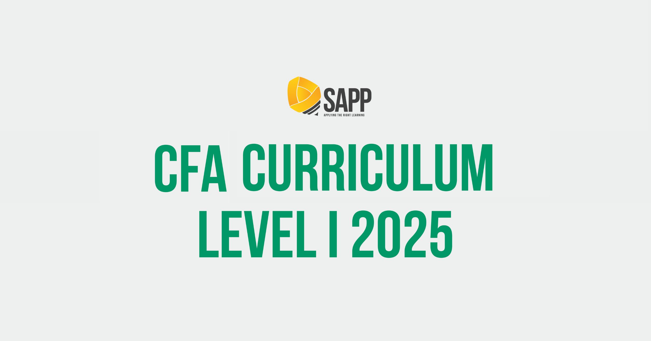 Những thay đổi trong CFA Curriculum Level 1 2025 