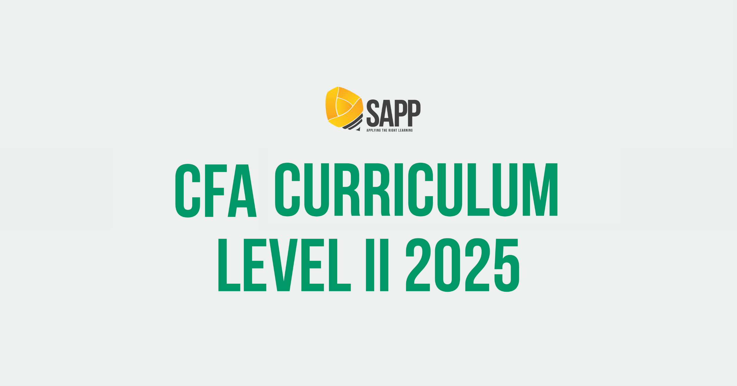 CFA Curriculum Level 2 2025 